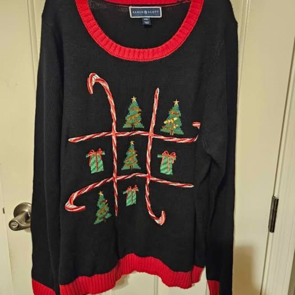 Karen Scott Christmas Sweater XXL